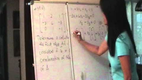Linear Combination of Matrices