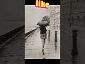 Short drawing video of a girl with umbrella in Mumbai #shorts/#youtubeshorts/