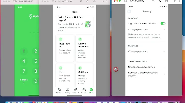 How to set up 2FA security on Uphold exchange