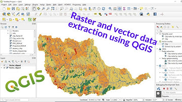 How to extract/clip raster and vector data using QGIS