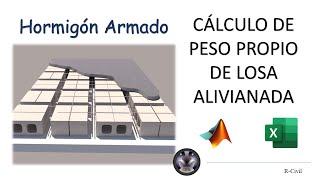 Cálculo de Peso Propio de Losa en dos direcciones - Procedimiento + Excel