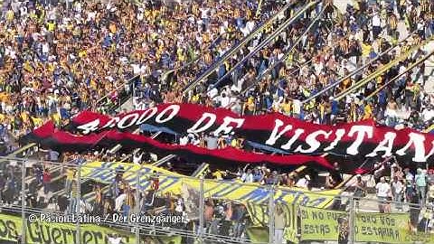 Desamparados (SJ) - Rosario Central 23.06.2012 - stolen flag present  "40.000 DE VISITANTE"