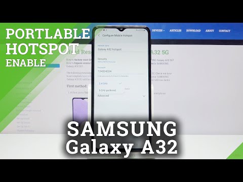 How to Enable Portable Hotspot in SAMSUNG Galaxy A32 – Network Access Point