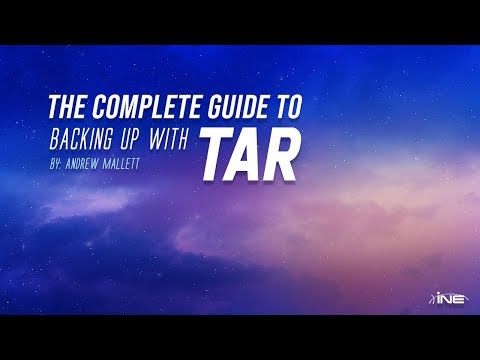 The Complete Guide to Backing Up With Tar