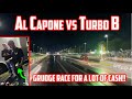 AL CAPONE GRUDGE RACE FOR A LOT OF MONEY!!! 632 CI NITROUS VS TWIN TURBO BIG BLOCK!!