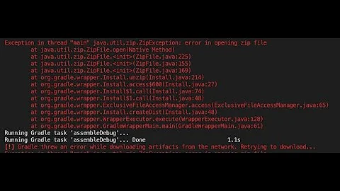 How to fix[SOLVE] "java.util.zip.ZipException" in Flutter project #fix #flutter