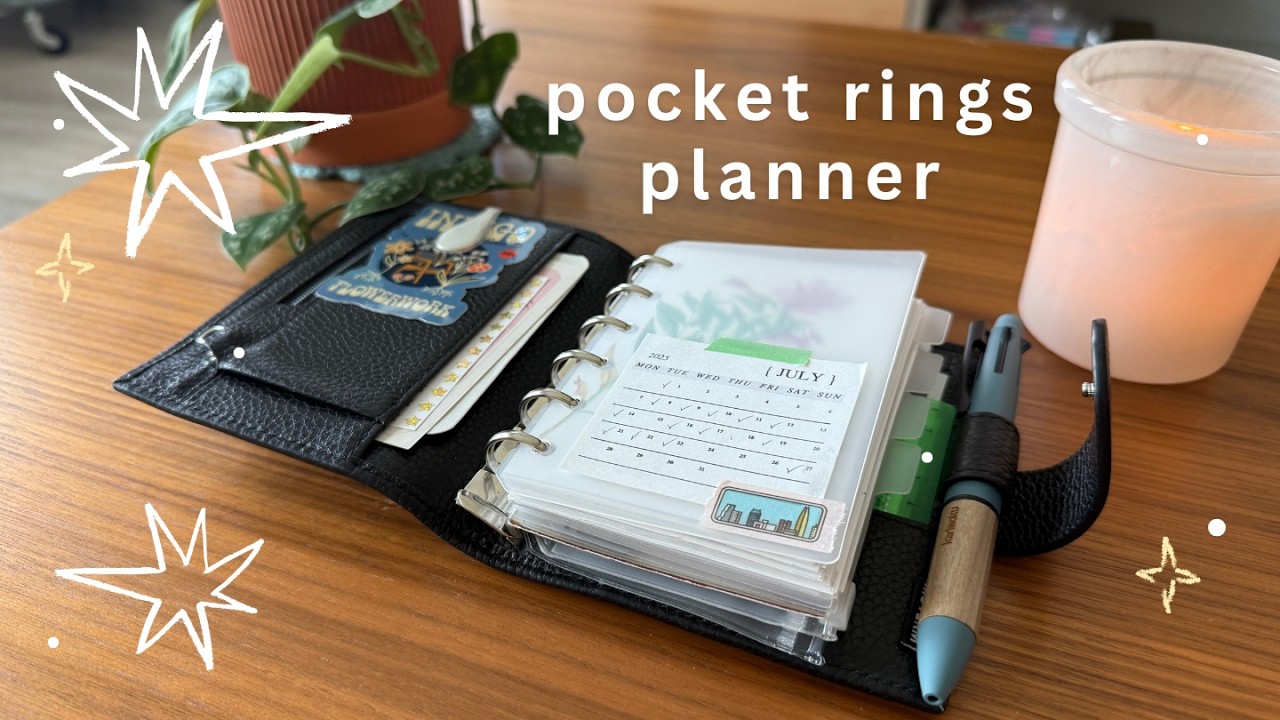 2025 pocket rings planner set up ✸ update & flip through