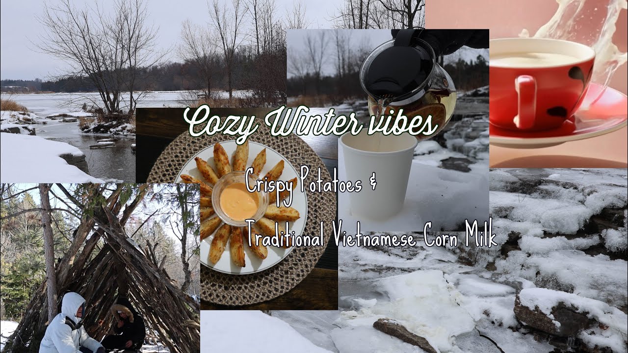 #12 🍂 Cozy Winter vibes| Crispy Potatoes & Traditional Vietnamese Corn Milk 