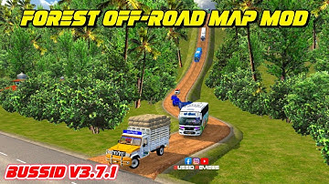 🎀🤩NEW FOREST OFF-ROAD MAP MOD BUSSID v3.7.1🔥😎