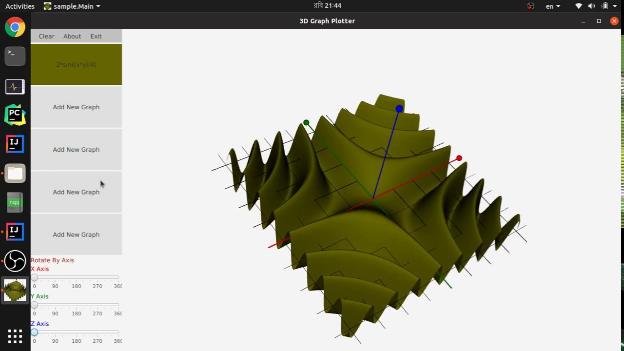 Javafx 3d Graphing Project Youtube