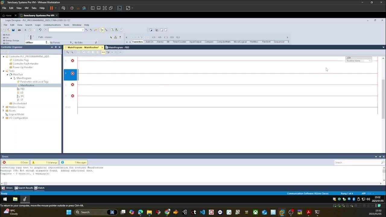 Studio 5000 Programming using all 4 Languages available inside Studio ...