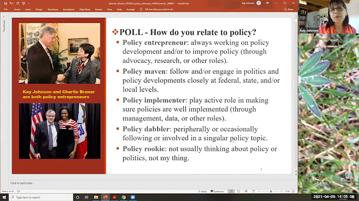 HOPE and Policy with Kay Johnson and Dr. Charles B...