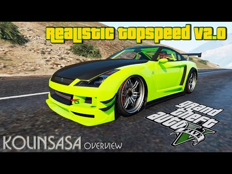 GTA 5 Realistic Topspeed v2.0 - Реалистичная максимальная скорость