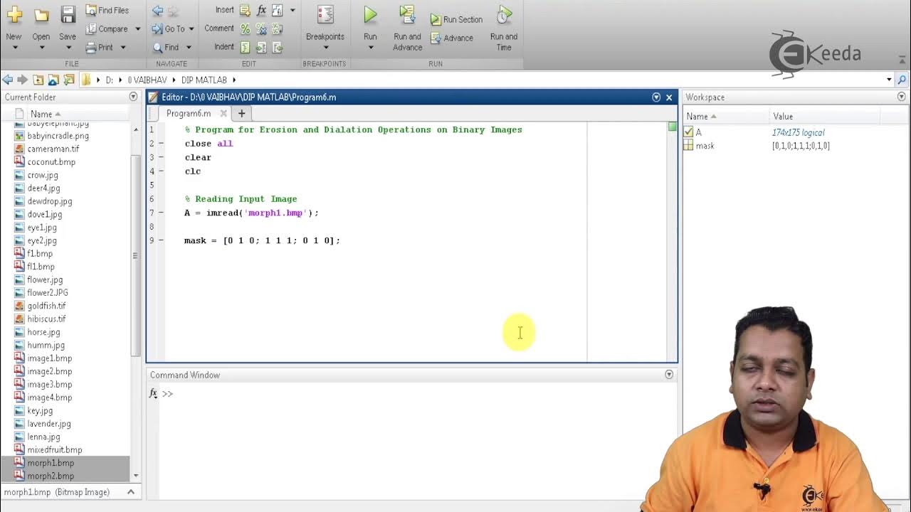 MATLAB Program: Erosion and Dilation - Morphological Image Processing ...