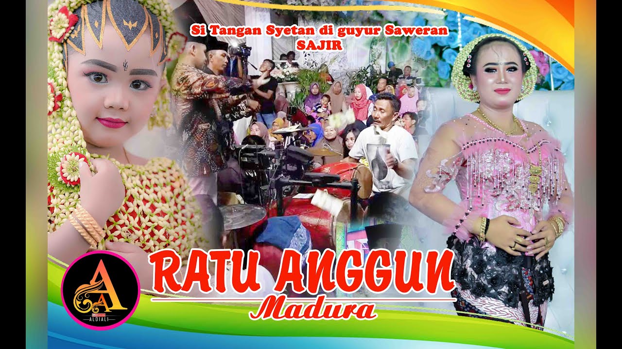 Temangan RUFA , Arum & Purnama Bersama Sinden Ning RATU ANGGUN MADURA Sajer Mandih Pesseee