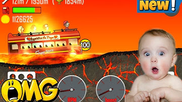 Hill Climb Racing - Gameplay Walkthrough Part 1  #3- bus (iOS, Android)
