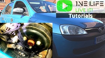 Vauxhall Opel Corsa C - Auxiliary Belt Replacement and Tension Drive Belt How To