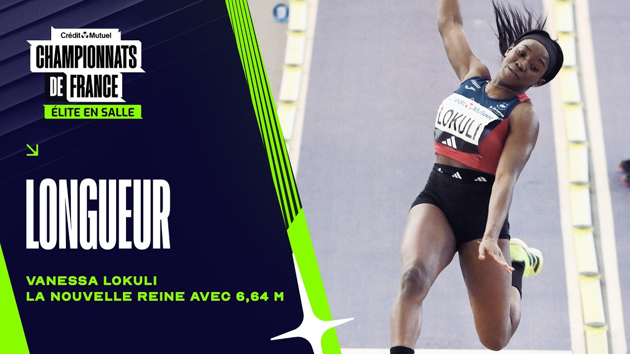 Vanessa Lokuli bondit à 6,64 m et s'offre le titre à la longueur | Clermont 2026