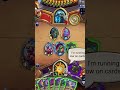 Archdruid of Thorns COMBO | Pocket Train's Starship Mill Warlock  #hearthstone #hearthstoneclips
