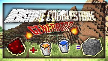Minecraft Java 1.14 - Redstone Cobblestone Generator