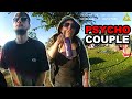 Psycho Couple Have a MELTDOWN During Arrest (INSANE)