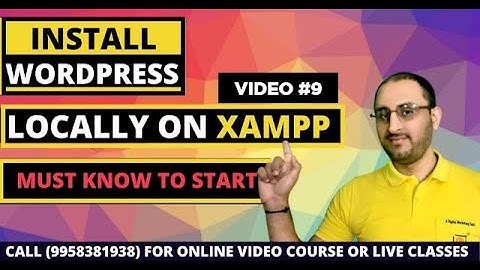 Install Wordpress on Local host - Install Wordpress on XAMPP - Advance Wordpress | Video #9