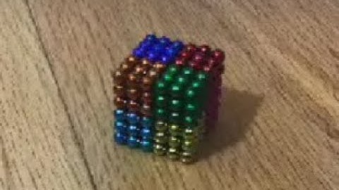 Magnet Balls- Easy Color Sorted Cube