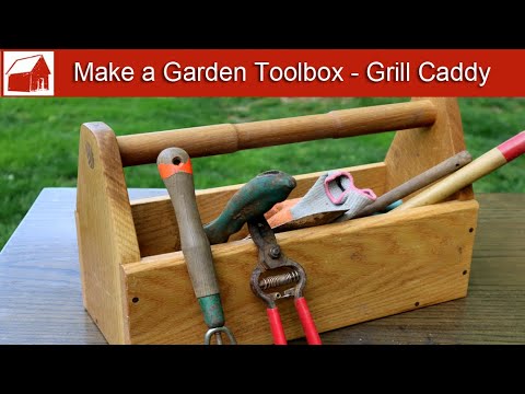 Garden Tool Caddy- DIY woodworking project - Crafty Gemini