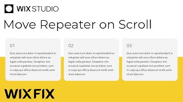 Moving Repeater on Scroll in Wix Studio | Wix Fix