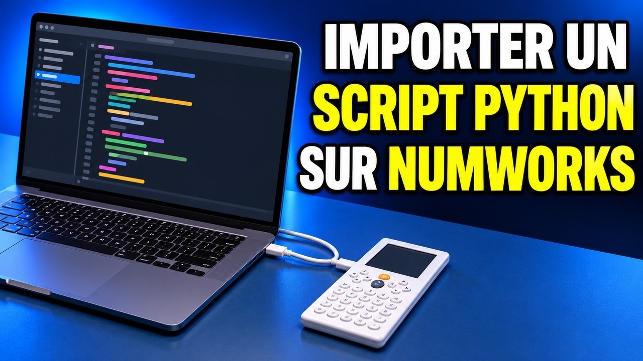 Comment importer un script Python sur NumWorks - YouTube