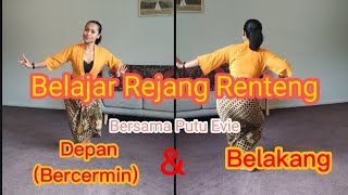 Rejang Renteng - Tutorial dari Depan Bercermin \u0026 Belakang with Putu Evie