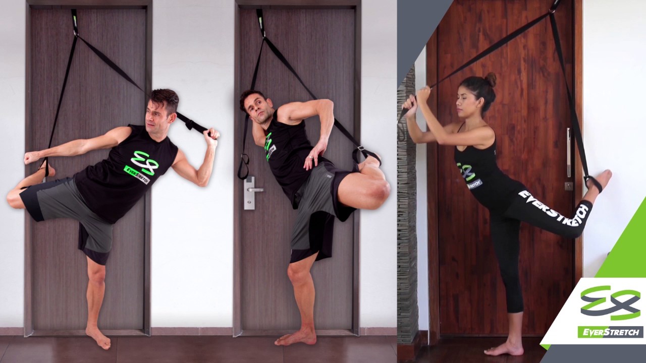 BLACK TAO LEG Pulley Stretcher FLEX-STRETCH Yoga Pilates Door Mounted 
