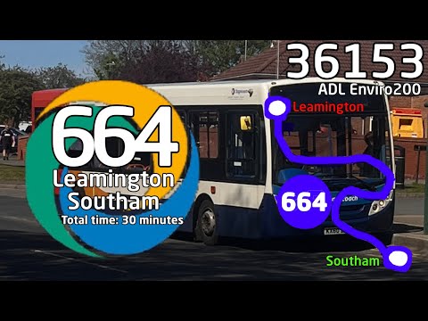 36153 || ADL Enviro200 || 664 || From Leamington to Southam