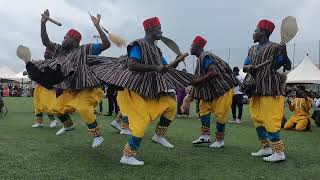 Kotokoli people dancing Takai at Maaribowu Festival 2023