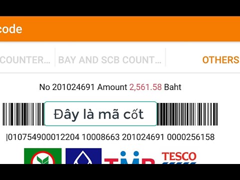 Cách trả tiền   internet sinet bằng cách  Scan QR Code