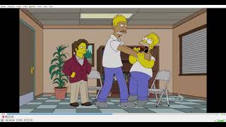 The Simpsons Season 22 Episode 17 - Kareem Abdul Jabbar Chokes Homer In Therapy.