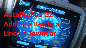 (459) AutoProPad G2 Programming a 1999 Lincoln Towncar Key