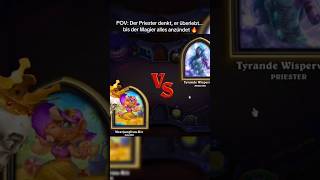 Priester gegen Magier – und genau solche Games kippen in einer Sekunde. 🔥 #hearthstone
