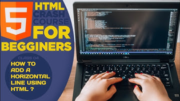 How to add a horizontal line using HTML ( Explaining about the Horizontal Line in HTML coding )