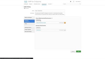 How to Configure Policies in Cisco AMP for Endpoints - Video 6