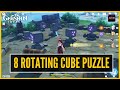 Genshin Impact - THREE CHESTS! How To Solve Watatsumi Island&#39;s 8 Rotating Cube Puzzle