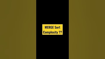 Merge sort complexity in best , average and worst case ..