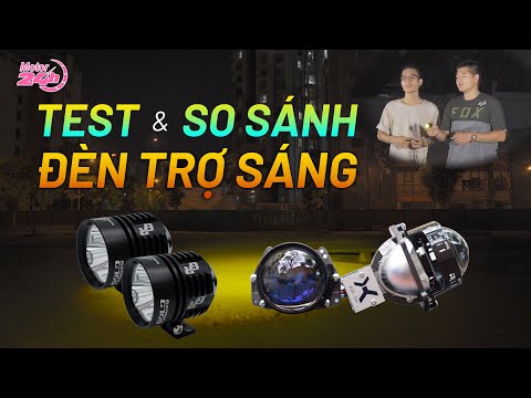 Test các loại đèn trợ sáng: L4, L4x, L6x, bi cầu...