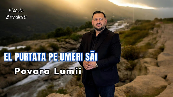 Elvis din Barbulesti- EL PURTATA PE UMERI SAI & NUI CHEMARE MAI MARE (Cover
