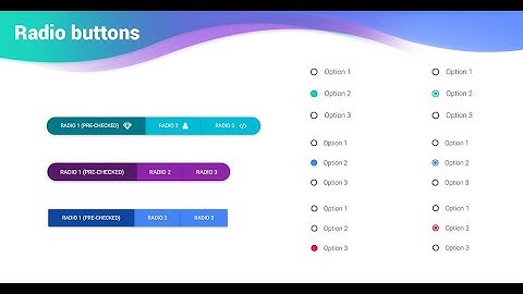 Dynamic HTML5 & CSS3 Radio Buttons With Cool Effect | Pure CSS | CSS Radio Buttons. #radiobutton