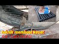 Cara membuat keset dari ban motor