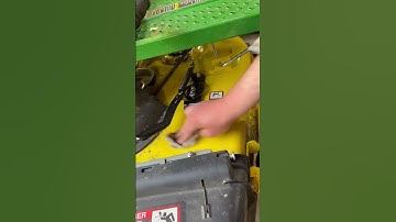 New mulching kit on a #JohnDeere zero turn mower! #Deere #service #newdeck #mower # #repair