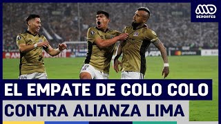 Colo Colo empata con Alianza Lima: Los Albos penden de un hilo en la Copa Libertadores