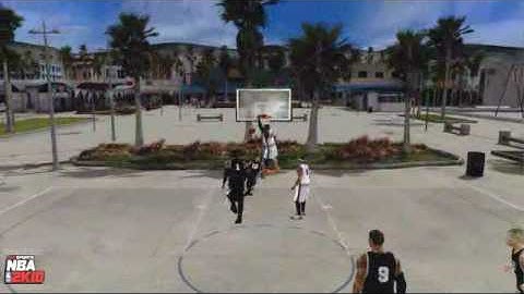 nba 2k10 my player pick up game