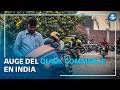Así funciona el "quick commerce" India: jornadas largas y salarios bajos